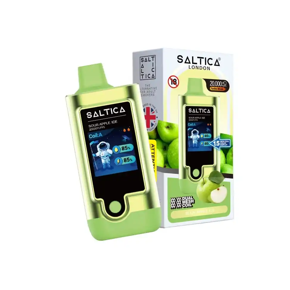 Saltica-Digital-20000-Sour-Apple-Ice-3.jpg Saltica 20000 Puff Sour Apple Ice - Görsel 1