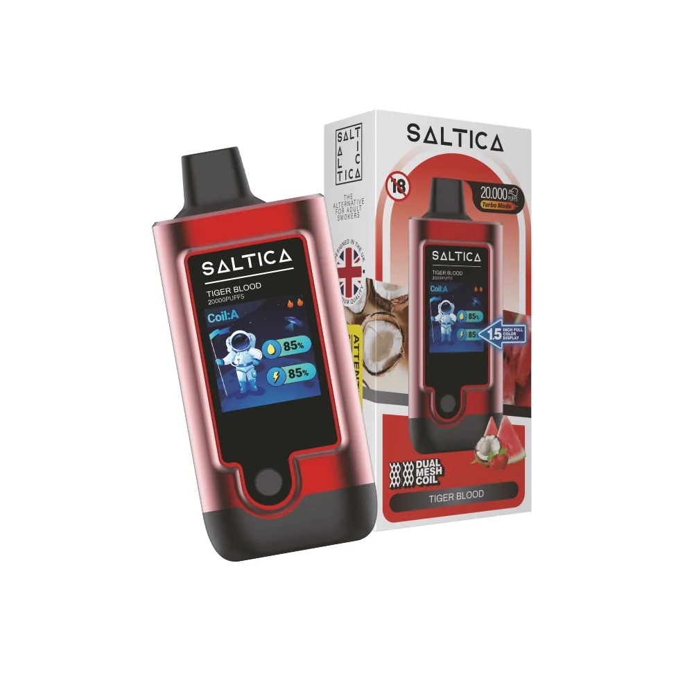 Saltica 20000 Puff Tiger Blood - Görsel 1