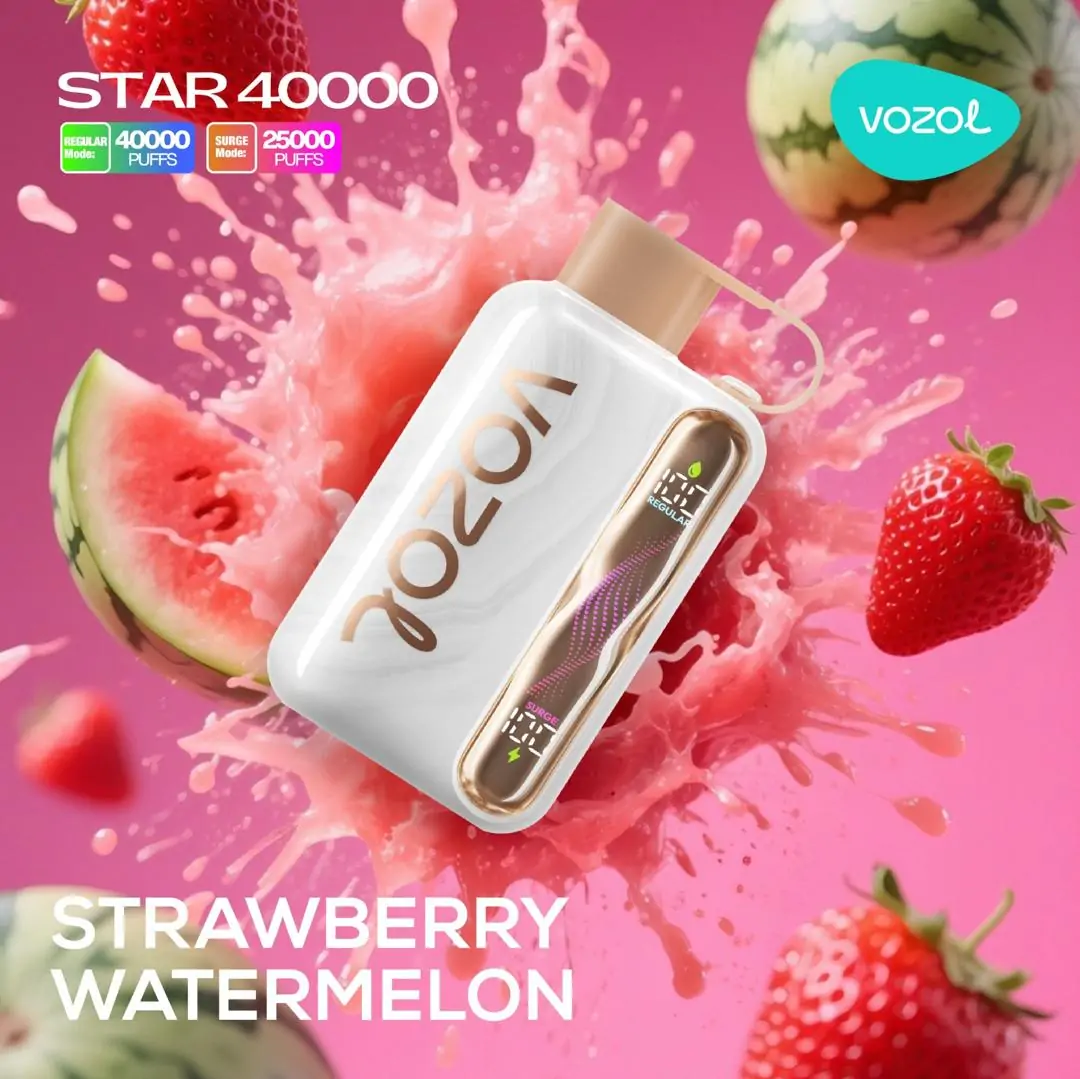 vozol-star-40000-strawberry-watermelon.jpg Vozol Star 40000 Strawberry Watermelon - Görsel 1